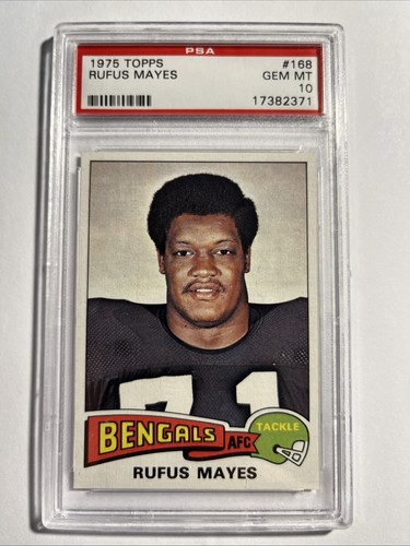 1975 topps rufus mayes 169 - topps,
