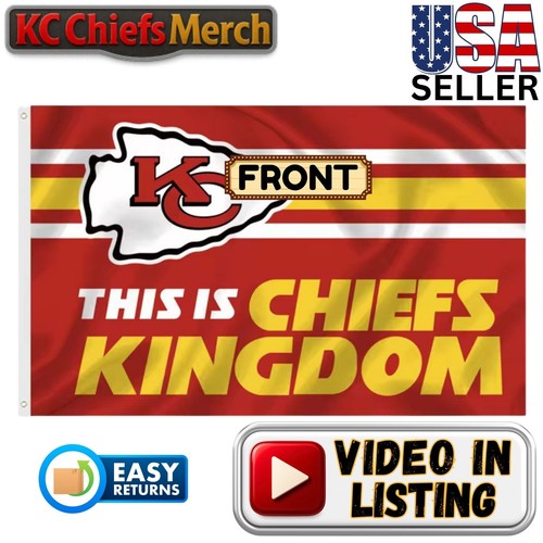Kansas city chiefs 3x5 flag - chiefs,