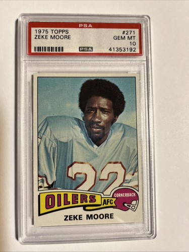 1975 topps zeke - 1975, psa
