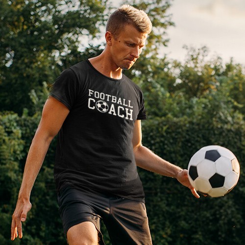 Football coach shirt - football, t-shirt