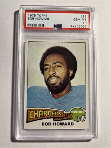 1975 topps bob howard - howard, #37